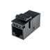Show details for keystone RJ45/RJ45 CAT6 UTP zwart SCP Picture of keystone RJ45/RJ45 CAT6 UTP zwart SCP