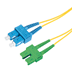Show details for patchcord SingleMode Duplex SC-SCA  1.0m G652D Yellow d3mm Enhanced Picture of patchcord SingleMode Duplex SC-SCA  1.0m G652D Yellow d3mm Enhanced