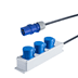 Toon details voor verlengkabel H07RNF 2,5mm2 CEE 3 pin 16A PCE > blok 3xCEE blauw 10m Afbeelding van verlengkabel H07RNF 2,5mm2 CEE 3 pin 16A PCE > blok 3xCEE blauw 10m