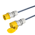 Toon details voor verlengkabel H07RNF 2,5mm2 CEE 4 pin 16A 110V geel PCE 15m Afbeelding van verlengkabel H07RNF 2,5mm2 CEE 4 pin 16A 110V geel PCE 15m