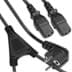 Zeige Details für Y-splitter schuko haaks > 1,2m > split > 2x 0,8m + C13 (=2,0m) Bild von Y-splitter schuko haaks > 1,2m > split > 2x 0,8m + C13 (=2,0m)