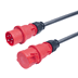 Toon details voor verlengkabel H07RNF 4mm2 CEE 5 pin 32A 400V rood Bals 25m Afbeelding van verlengkabel H07RNF 4mm2 CEE 5 pin 32A 400V rood Bals 25m