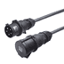 Toon details voor verlengkabel H07RNF 6mm2 CEE 5 pin 32A 400V zwart(rd) Bals 25m Afbeelding van verlengkabel H07RNF 6mm2 CEE 5 pin 32A 400V zwart(rd) Bals 25m