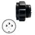 Toon details voor body with nut 26R female black Afbeelding van body with nut 26R female black