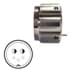 Toon details voor body with nut 25D male nickel Afbeelding van body with nut 25D male nickel