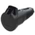 Show details for koppeling randaarde volrubber-TPE met klapdeksel zwart IP54 Taurus2PCE Picture of koppeling randaarde volrubber-TPE met klapdeksel zwart IP54 Taurus2PCE