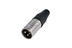 Toon details voor XLR kabeldeel 3 pin pen nikkel behuizing zilvercontact REAN Afbeelding van XLR kabeldeel 3 pin pen nikkel behuizing zilvercontact REAN