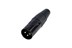 Toon details voor XLR kabeldeel 3 pin pen zwarte behuizing goudcontact REAN Afbeelding van XLR kabeldeel 3 pin pen zwarte behuizing goudcontact REAN
