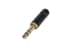 Toon details voor jack 6,3mm steker 3-polig zwart goud NYS Afbeelding van jack 6,3mm steker 3-polig zwart goud NYS