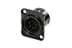 Toon details voor XLR chassis D 5 pin pen zwart behuizing goudcontacten REAN Afbeelding van XLR chassis D 5 pin pen zwart behuizing goudcontacten REAN