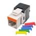 Show details for keystone RJ45/110-Toolless CAT5E UTP wit 180gr S45 Picture of keystone RJ45/110-Toolless CAT5E UTP wit 180gr S45