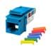 Toon details voor keystone RJ45/110 CAT6 UTP blauw  90gr S45 Afbeelding van keystone RJ45/110 CAT6 UTP blauw  90gr S45