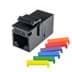 Show details for keystone RJ45/RJ45 CAT5E UTP zwart S45 Picture of keystone RJ45/RJ45 CAT5E UTP zwart S45