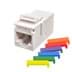 Toon details voor keystone RJ45/RJ45 CAT6 UTP wit S45 Afbeelding van keystone RJ45/RJ45 CAT6 UTP wit S45