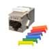 Toon details voor keystone RJ45/RJ45 CAT6 STP S45 Afbeelding van keystone RJ45/RJ45 CAT6 STP S45