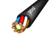 Show details for Speaker cable  8x4,0mm2 PVC black (center+8) Picture of Speaker cable  8x4,0mm2 PVC black (center+8)