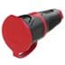 Show details for koppeling randaarde rubber-TPE afdekkap zwart/rood IP54 Taurus2 PCE Picture of koppeling randaarde rubber-TPE afdekkap zwart/rood IP54 Taurus2 PCE