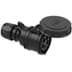 Show details for CEE koppeling 5p  32A 400V 6h zwart IP67 PCE Picture of CEE koppeling 5p  32A 400V 6h zwart IP67 PCE