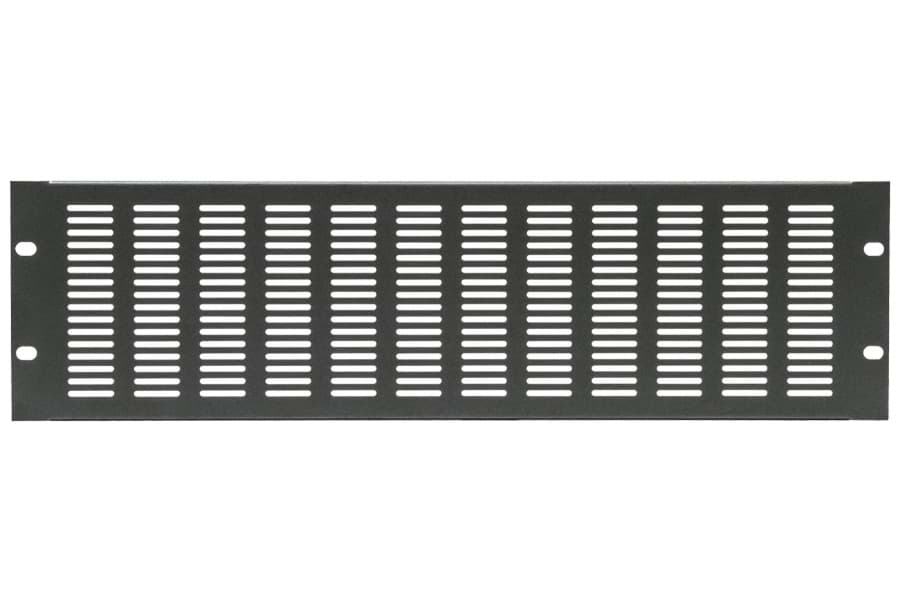 Afbeelding van frontplaat 19inch 3HE-U ventilatiesleuven