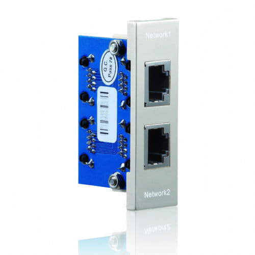 Afbeelding van BossAV - RJ45 x2 Wallplate 1 slot