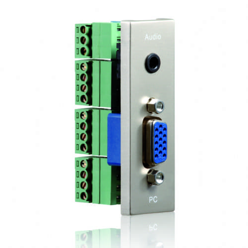 Afbeelding van BossAV - VGA + Audio wallplate 1 slot