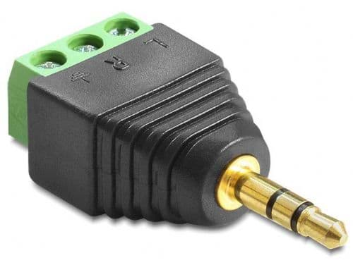 Afbeelding van Smart Terminal Jack 3,5mm male to Screw Terminals