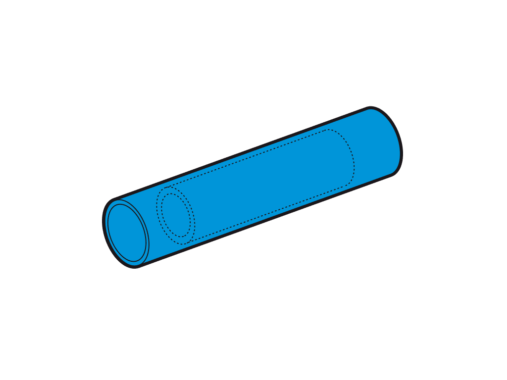 Picture of doorverbinder geisoleerd 16mm2 blauw PA6.6 VPE100