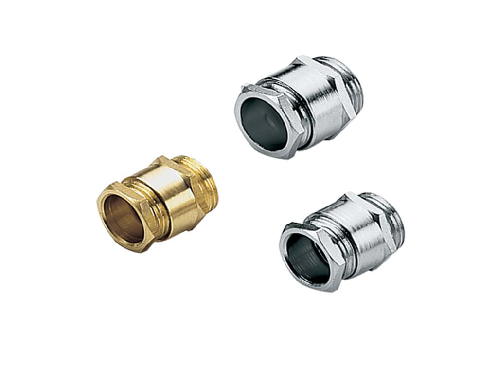 Afbeelding van COMPRESSION CABLE GLAND IP 54 M12X1,5 NICKEL PLATED BRASS WITH SEALING