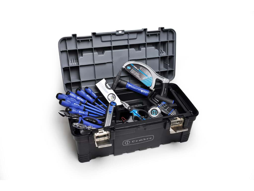 Afbeelding van TOOL PLASTIC CHEST EQUIPPED WITH SELECTION GPT TOOLS