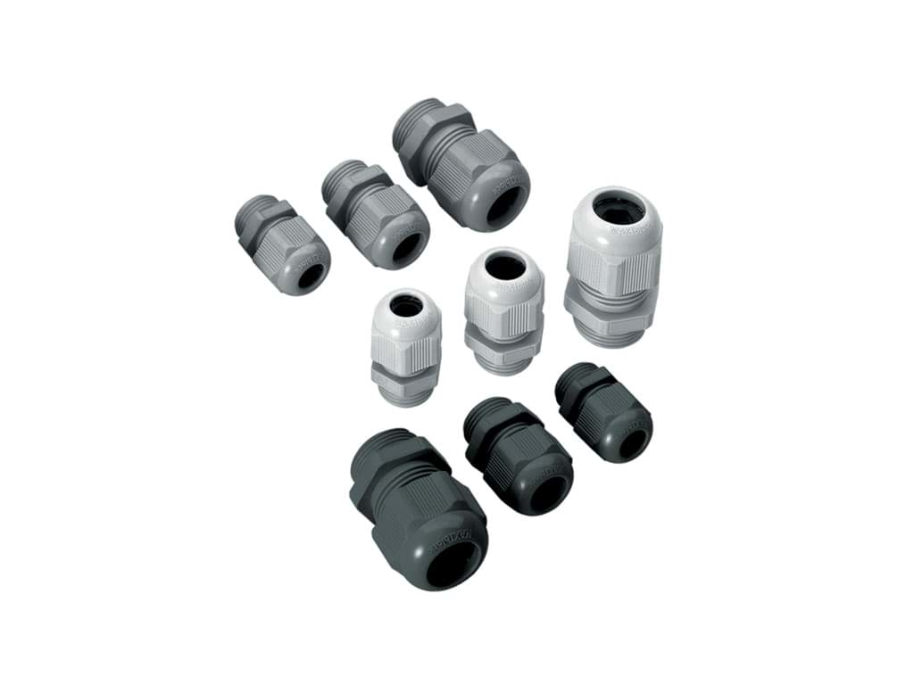 Afbeelding van MAXIBLOCK CABLE GLAND WITH REDUCED CABLE ENTRY PG7 POLYAMIDE PA6.6 LIG