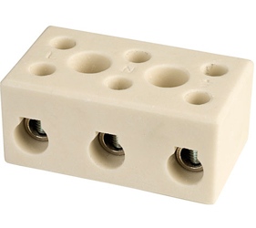 Afbeelding van aansluitklem Steatite keramisch 3x2.5-16mm2 57A/750V