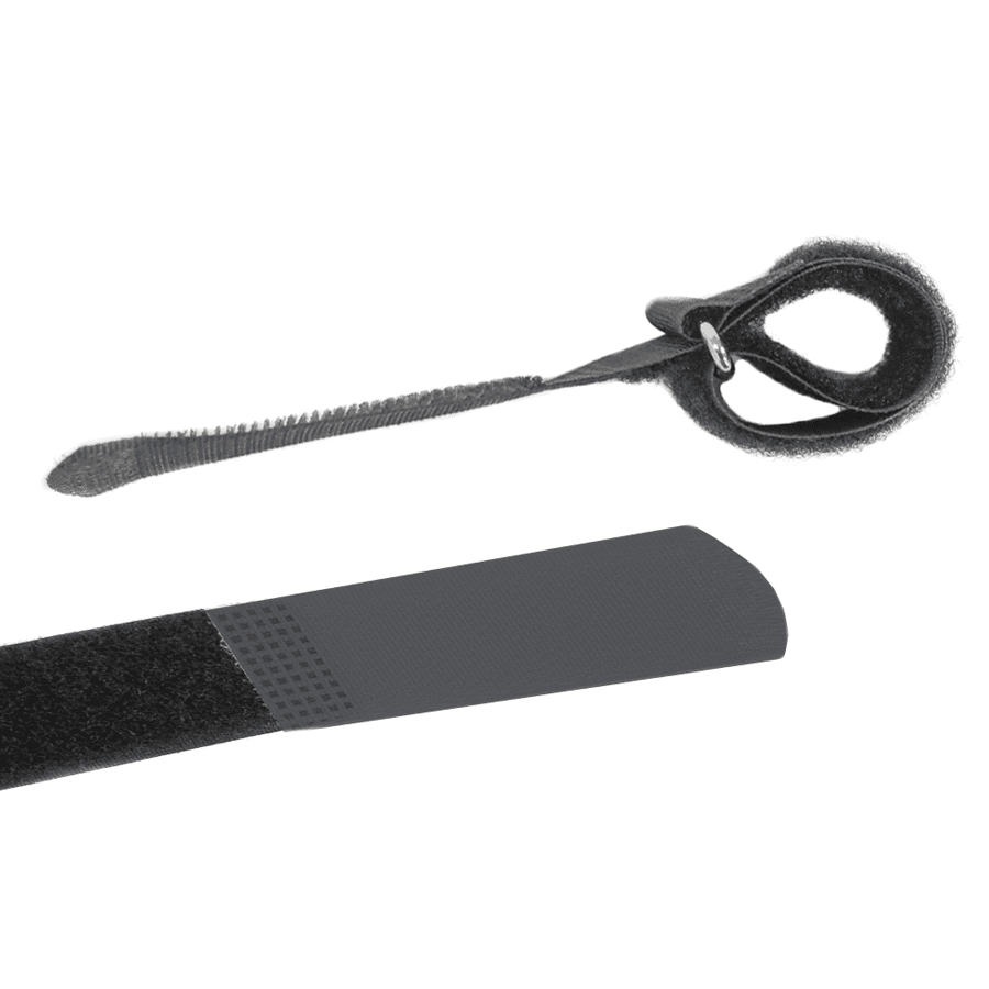 Afbeelding van cable tie 2.5x17+6cm haaktip zwart