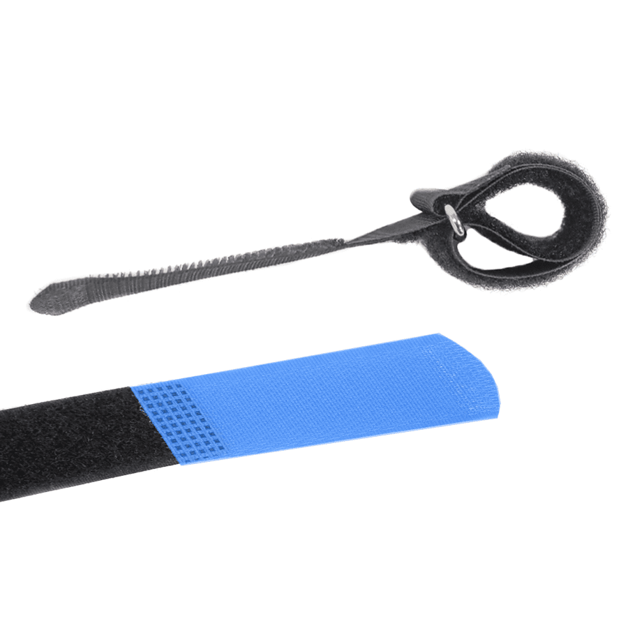 Afbeelding van cable tie 2.5x17+6cm haaktip blauw