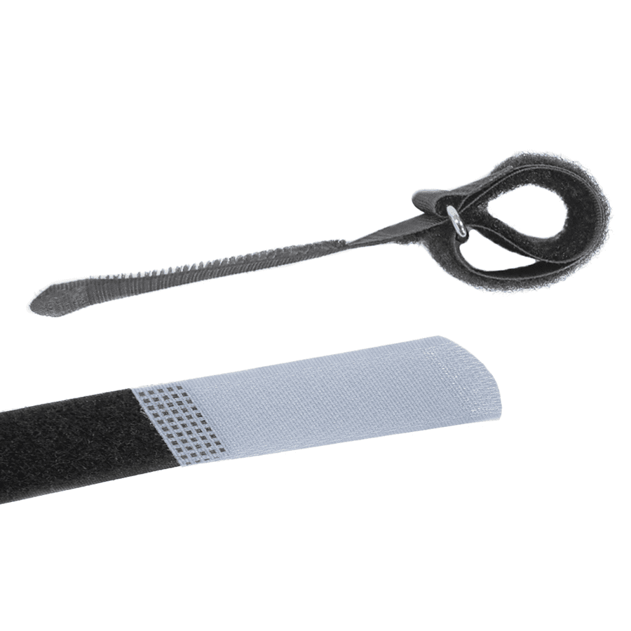 Afbeelding van cable tie 2.5x17+6cm haaktip grijs