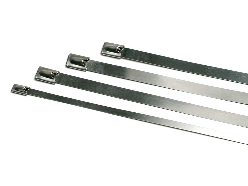 Afbeelding van 500MM.LENGH, 4,5MM.WIDTH, STAINLESS STEEL AISI 304 CABLE TIE, PACKAGIN