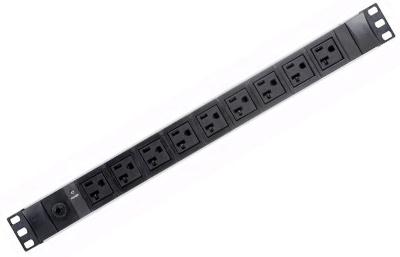 Afbeelding van PDU 19inch in:NEMA5-2+3,0m uit:10xNEMA5-2 met LED