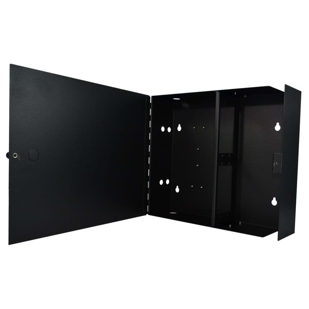 Afbeelding van behuizing WALLMOUNT LGX-118 4 module zwart