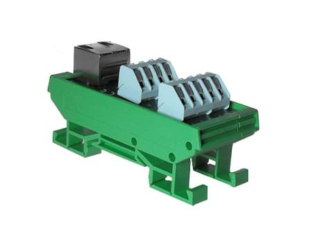 Afbeelding van Interface module DIN Rail RJ45 (8p8c) > screw terminals