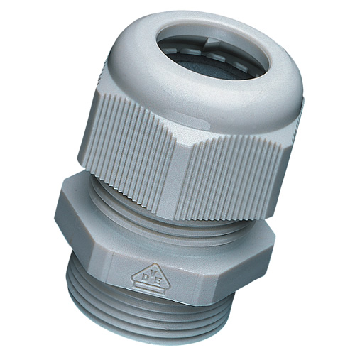 Afbeelding van wartel kunststof IP68 PG29 doorlaat 18-25mm tap=11mm lichtgrijs EPN250