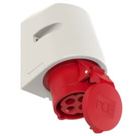 Afbeelding van CEE wcd-opbouw 4p  16A 400V 6h rood/grijs IP44 M25 PCE