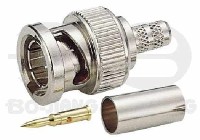 Afbeelding van BNC kabeldeel male RG59 crimp 75 Ohm