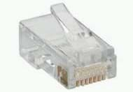 Afbeelding van RJ45 connector 8/8 stranded flat-cable