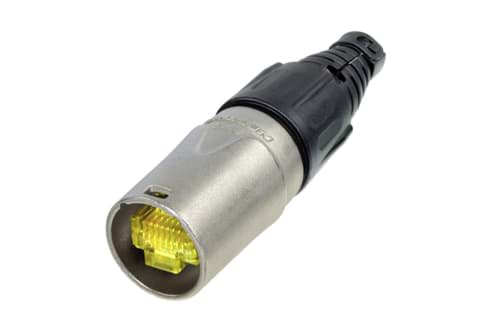 Afbeelding van etherCON kabeldeel nikkel deelbare tule (exclusief RJ45 connector)