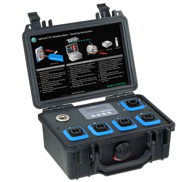 Afbeelding van powerMONITOR breakoutbox MM in:QUAD out:2xDUO opticalCON