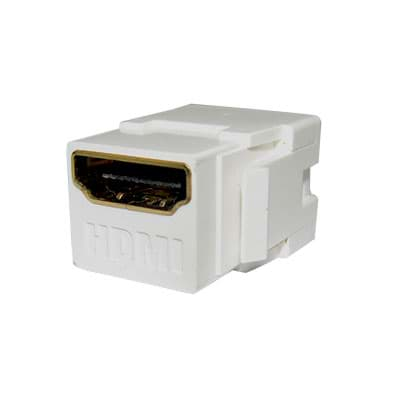 Afbeelding van keystone insert HDMI fem-fem white