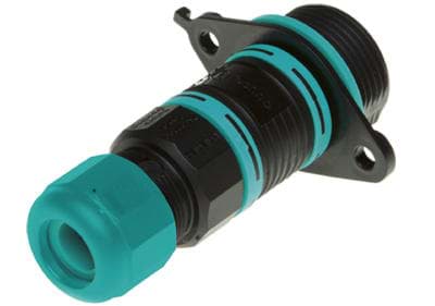Afbeelding van kabelverbinder paneel+flens 4p xDRY schroef IP68