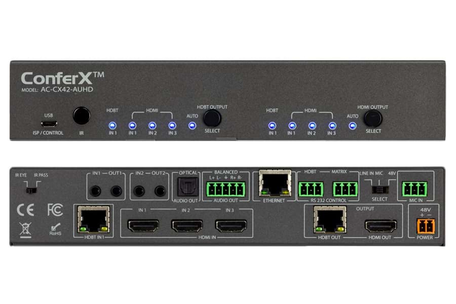 Afbeelding van Matrix Switcher 1HDBT+3HDMI to 1xHDBT+1xHDMI ConferX