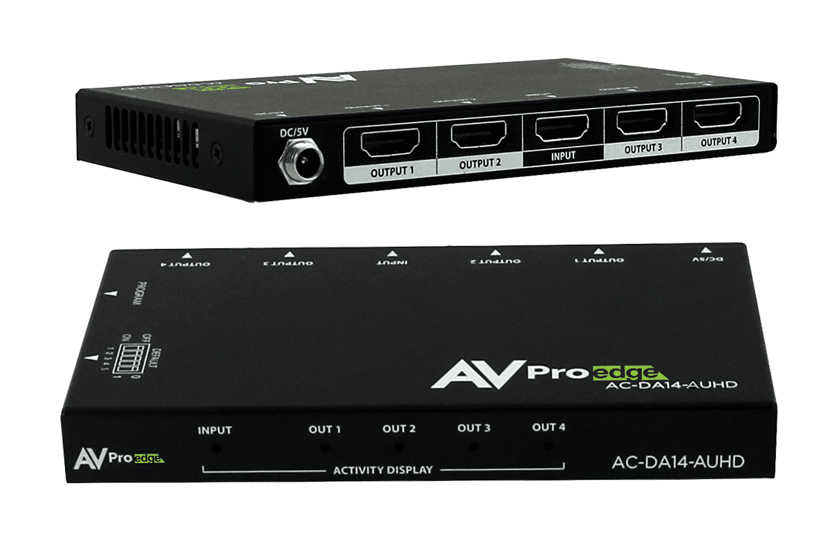 Afbeelding van HDMI Splitter 1x4 18G  w/HDR & EDID Mgmt (Full HDR, 4K60 4:4:4)