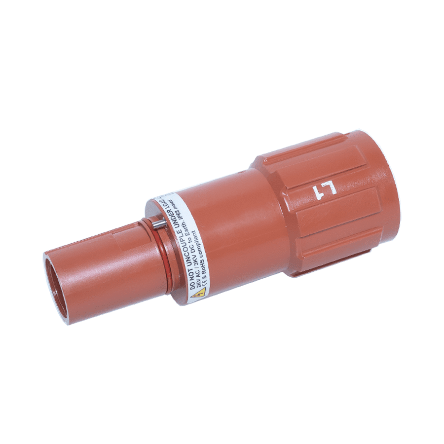 Afbeelding van Powerline insulator cable-drain  L1 brown