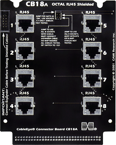 Afbeelding van Connector Board Set CB18A (RJ45w/Sheld Octopus)